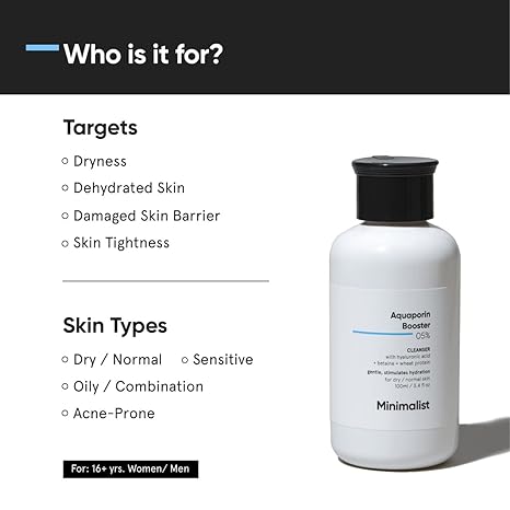 Minimalist 5% Aquaporin Booster | Face Wash For Dry Skin